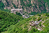 Val d'Aosta - Escursione da Bard ad Arnard, la fortezza di Bard. 